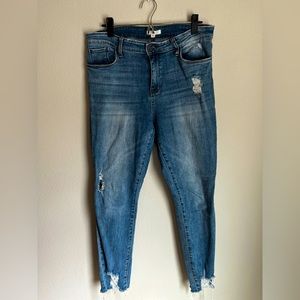BP. Distressed High Waist Skinny Jeans, Women’s size 30